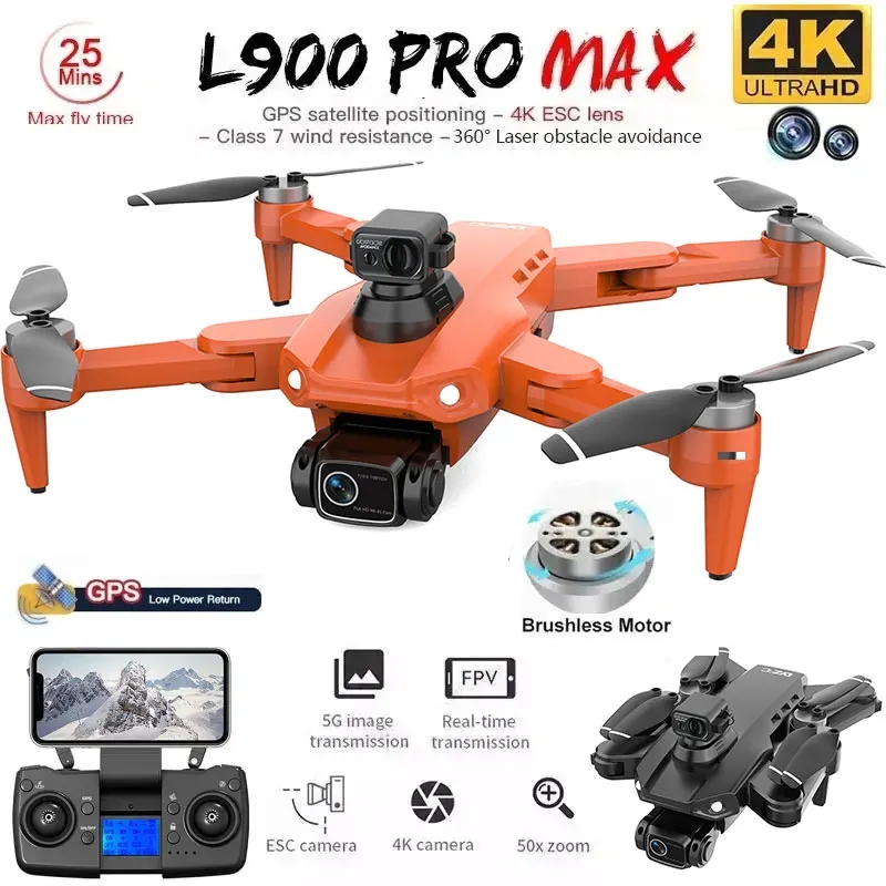 L900 Pro MAX GPS Drone 4K Prof - Drone Battery Case reseña y precio