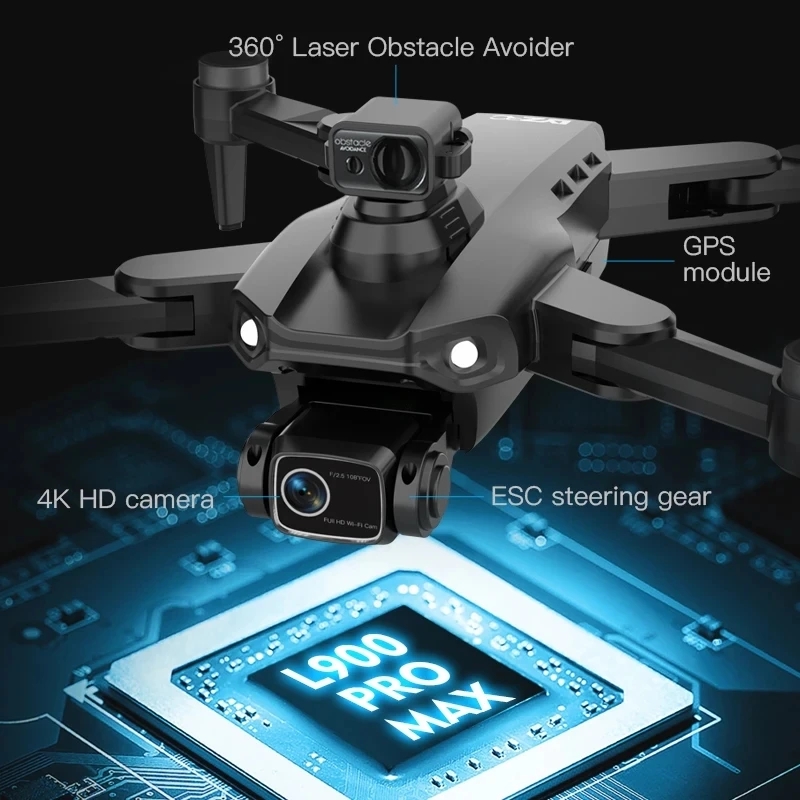L900 Pro MAX GPS Drone 4K Prof - Drone Battery Case reseña y precio