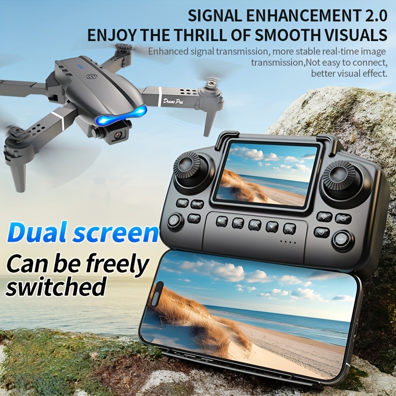 Dron plegable E99 PRO MAX con  - Drone Battery Case reseña y precio